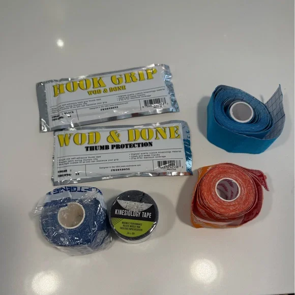 Kinesiology Tape Bundle + WOD & DONE Hook Grip + Lift Genie Tape - Picture 3 of 3